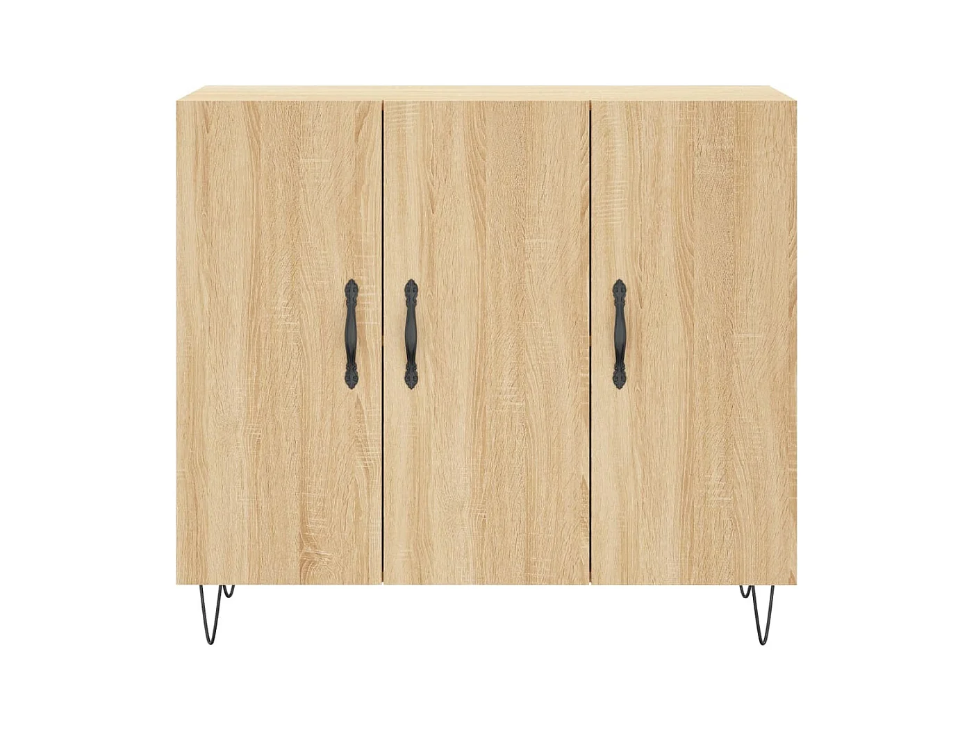 Aparador aparador cómoda mueble almacenaje organizador cocina salón salón Sonoma 90 x 34 x 80 cm madera contrachapada marrón 02_0031730