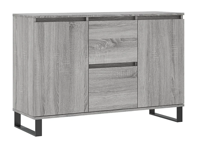 Aparador cómoda cómoda armario unidad de almacenamiento organizador cocina salón salonsonoma 104 x 35 x 70 cm madera contrachapada gris 02_0036280