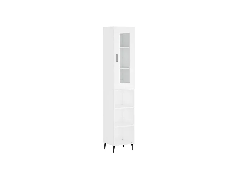 bahut commode armoire bois blanche 34.5 x 34 x 180 cm 02_0032339