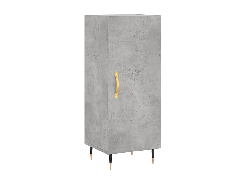 Credenza cassettiera cassettiera mobile contenitore organizer cucina soggiorno soggiorno 34,5 x 34 x 90 cm derivati ​​del legno grigio 02_0031883