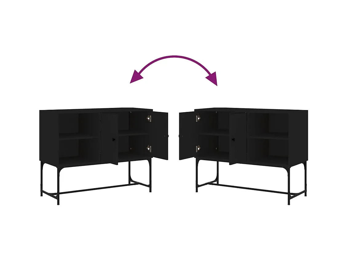 bahut commode armoire bois marron 100 x 40 x 79.5 cm 02_0035811