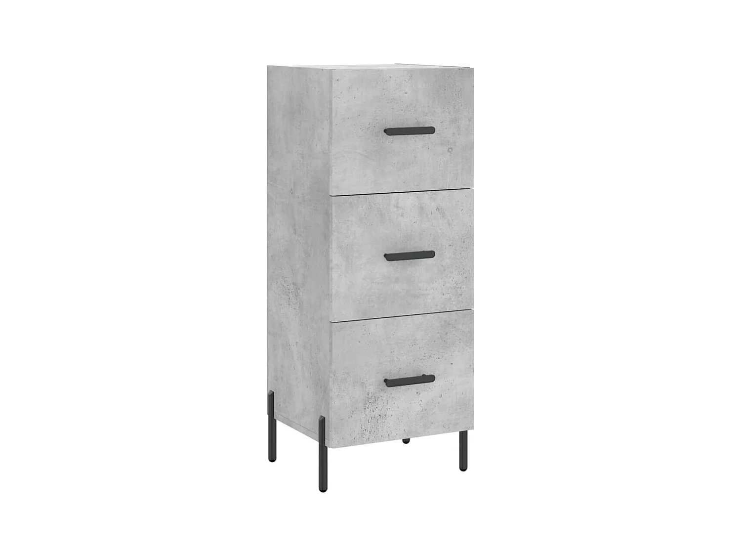 Buffet aparador cômoda armário unidade de armazenamento organizador cozinha sala sala alta 34,5 x 34 x 180 cm madeira trabalhada cinza 02_0034324