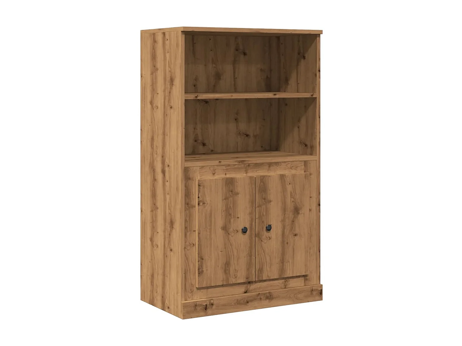 Aparador cômoda armário unidade de armazenamento organizador cozinha sala de estar alto acabamento 60 x 35,5 x 103,5 cm madeira trabalhada marrom 02_0033163