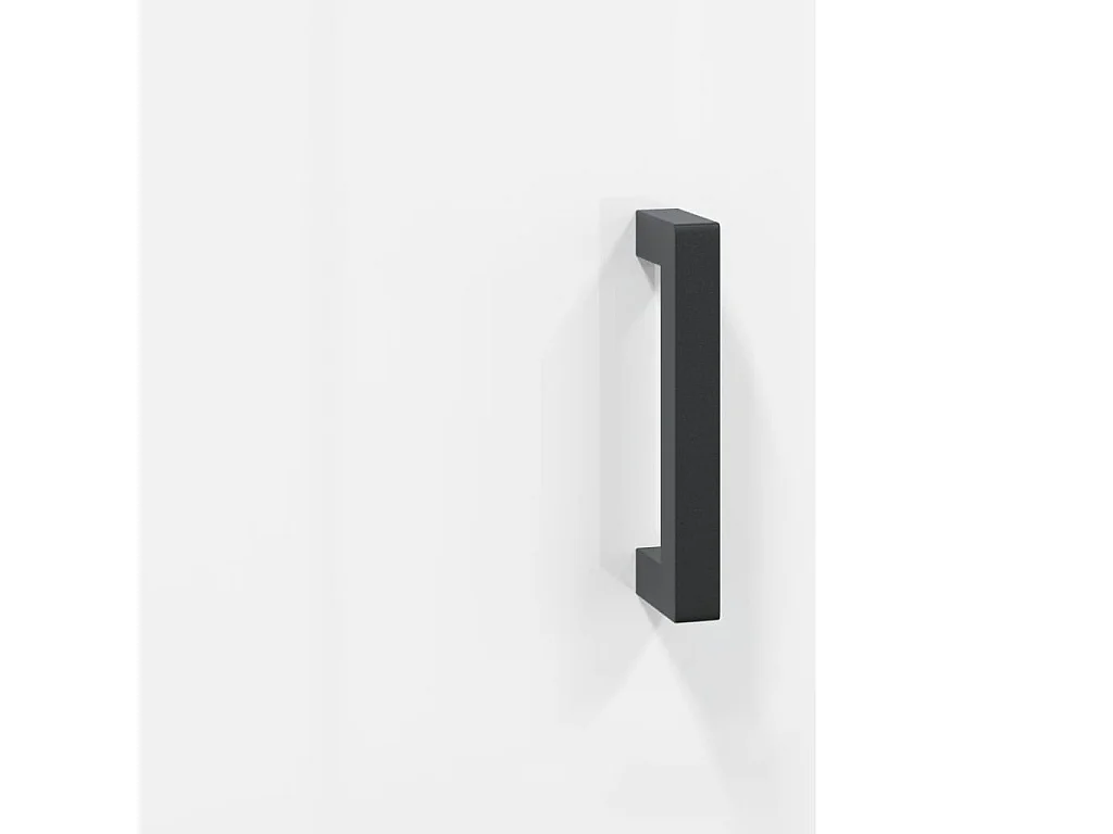 Buffet aparador cômoda armário unidade de armazenamento organizador cozinha sala brilhante 34,5 x 34 x 90 cm madeira trabalhada branca 02_0030609