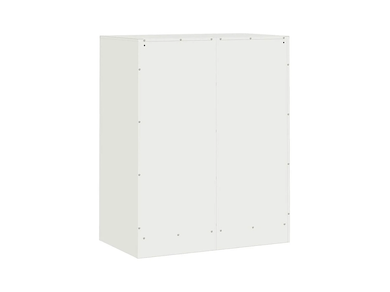 Aparador cómoda cómoda armario mueble organizador cocina salón salón 67 x 39 x 83 cm acero blanco 02_0030388