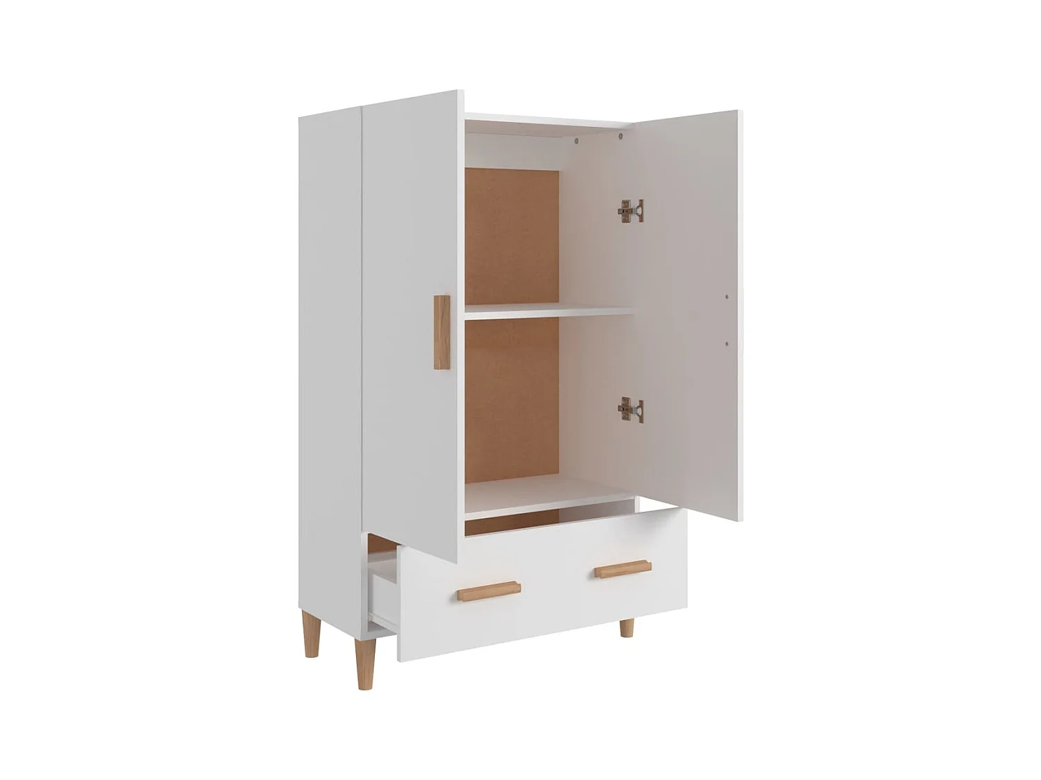 Aparador cômoda armário armário organizador cozinha sala sala 70 x 31 x 115 cm madeira trabalhada branco 02_0030479