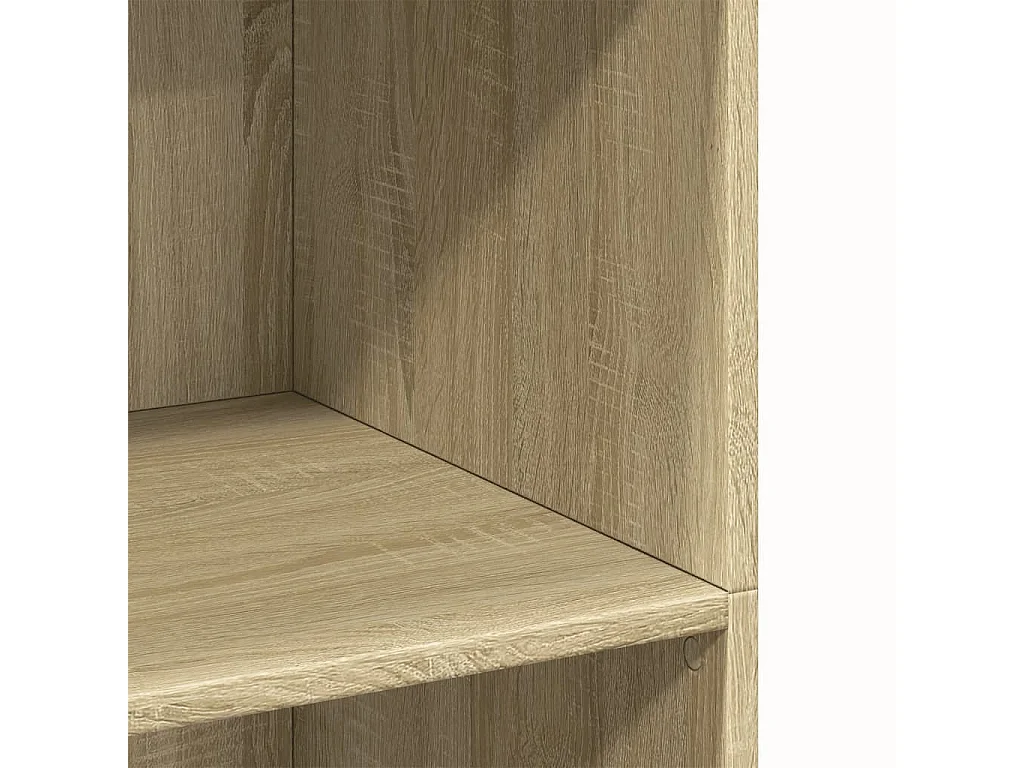 Aparador buffet cómoda armario mueble organizador cocina salón salón alto Sonoma 70 x 41 x 124 cm madera contrachapada marrón 02_0034201