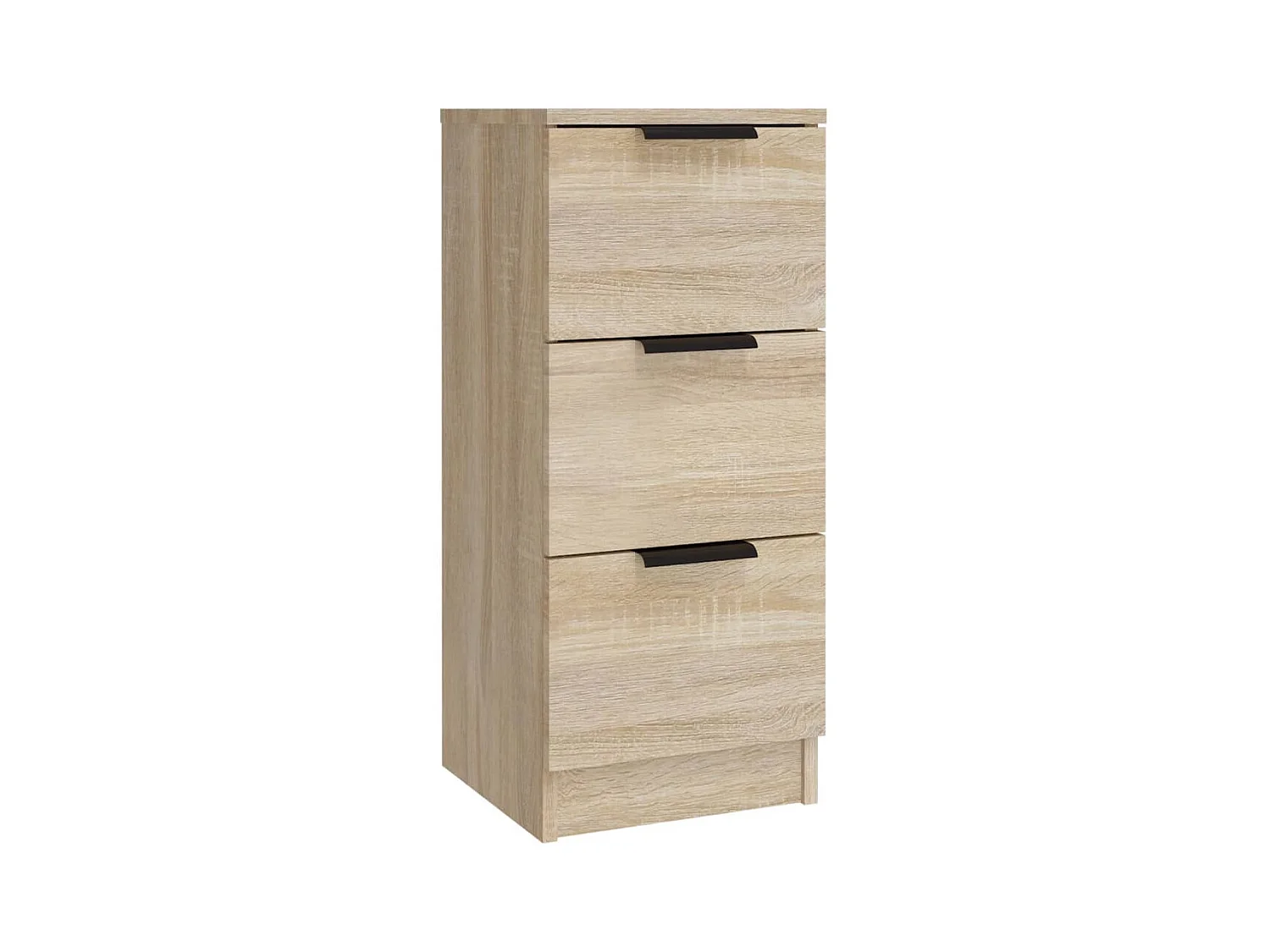 Credenza buffet cassettiera mobile contenitore organizer cucina soggiorno soggiorni 3 pz sonoma MDF marrone 02_0037107