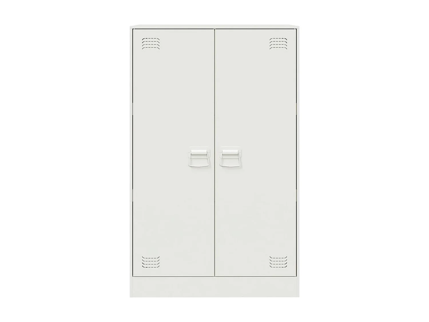 Aparador cómoda cómoda mueble mueble de almacenaje organizador cocina salón salón 67 x 39 x 107 cm acero blanco 02_0030383