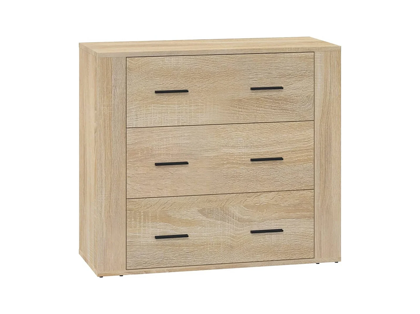 Credenza buffet cassettiera mobile contenitore organizer cucina soggiorno soggiorno Sonoma 80 x 33 x 70 cm derivati ​​del legno beige 02_0031717