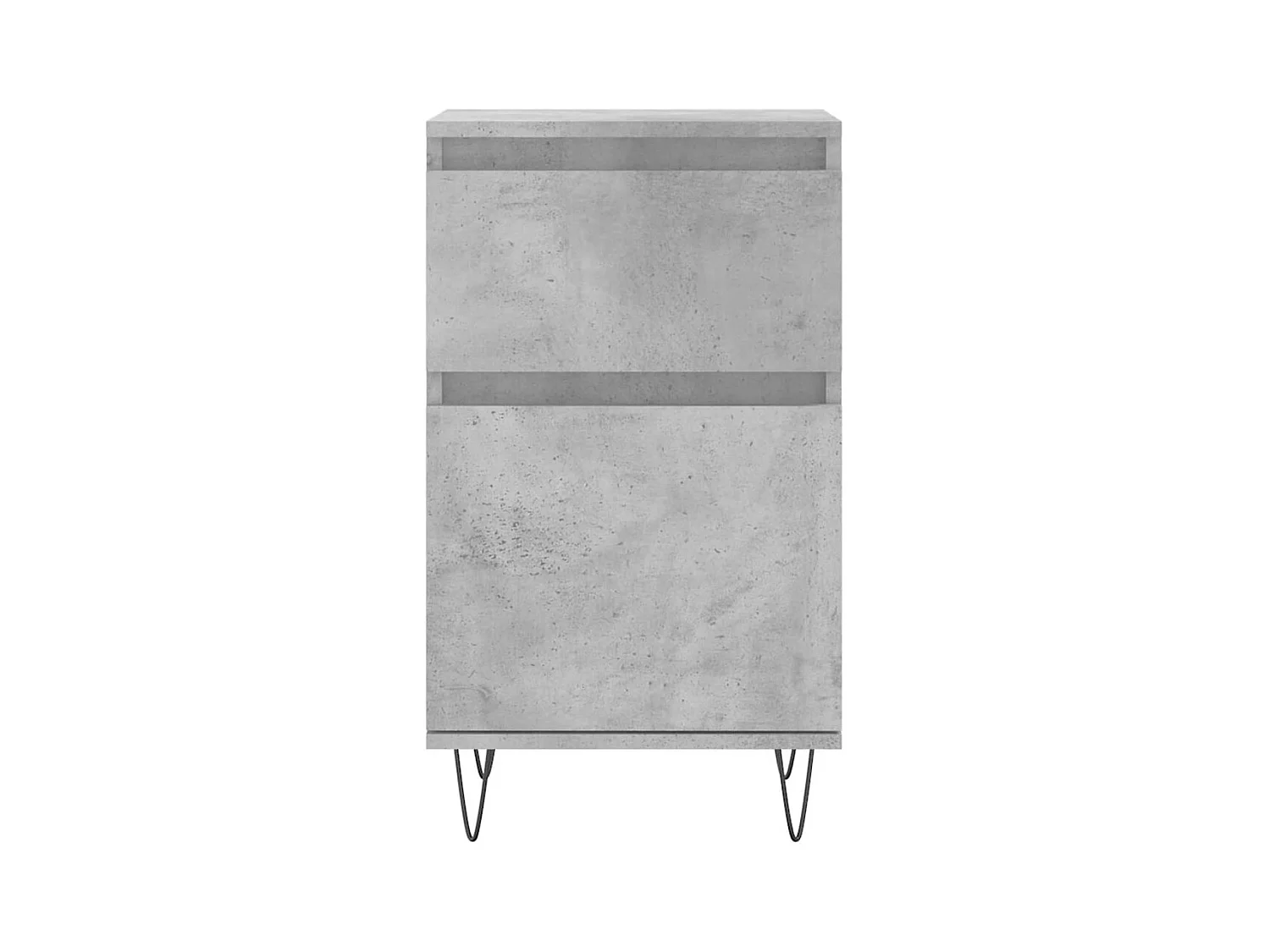 Credenza buffet cassettiera mobile contenitore organizer cucina soggiorno soggiorni set da 2 40 x 35 x 70 cm derivati ​​del legno grigio 02_0036847