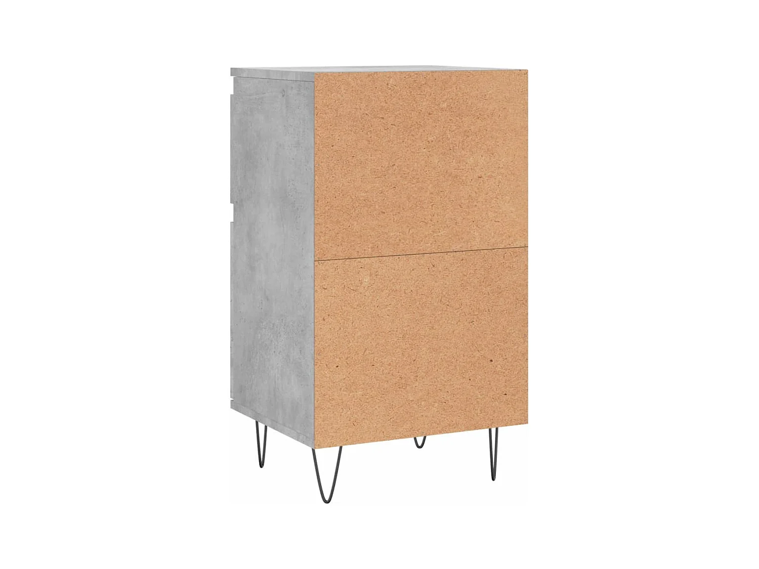 Credenza buffet cassettiera mobile contenitore organizer cucina soggiorno soggiorni set da 2 40 x 35 x 70 cm derivati ​​del legno grigio 02_0036847