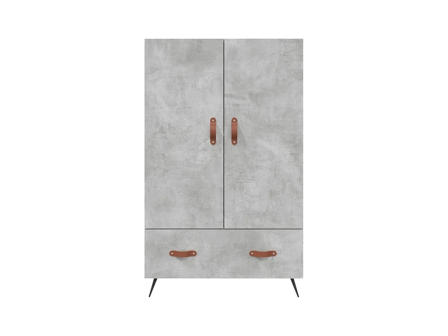 Credenza cassettiera cassettiera mobile contenitore organizer cucina soggiorno soggiorno alto 69,5 x 31 x 115 cm derivati ​​del legno grigio 02_0034477