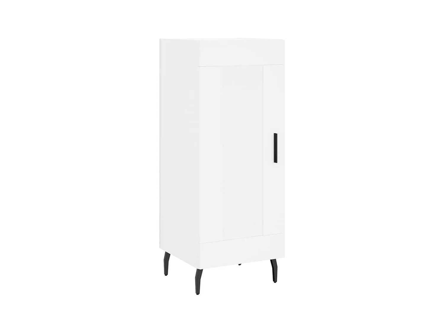 Credenza buffet cassettiera mobile contenitore organizer cucina soggiorno soggiorno 34,5 x 34 x 90 cm derivati ​​del legno bianco 02_0030242