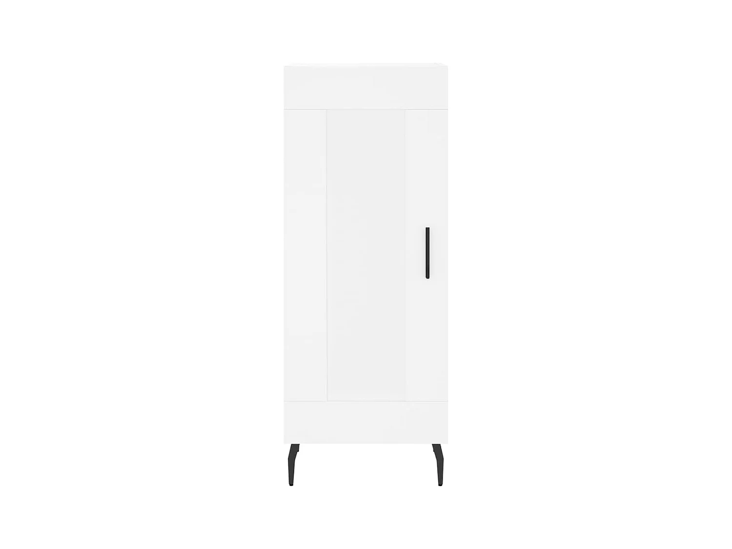 Credenza buffet cassettiera mobile contenitore organizer cucina soggiorno soggiorno 34,5 x 34 x 90 cm derivati ​​del legno bianco 02_0030242