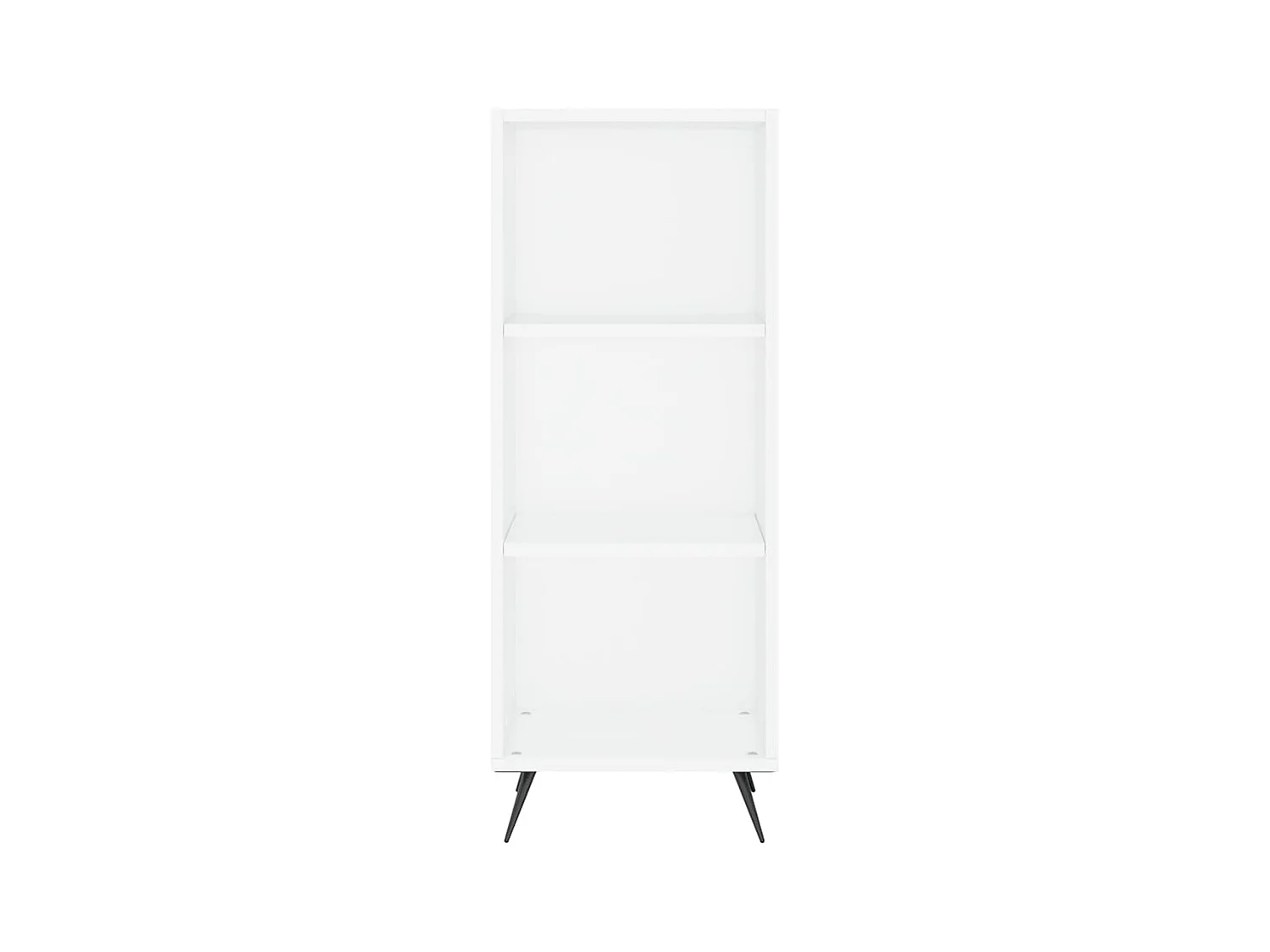 Aparador buffet cómoda armario mueble organizador cocina salón salón alto 34,5 x 34 x 180 cm madera contrachapada blanco 02_0032304