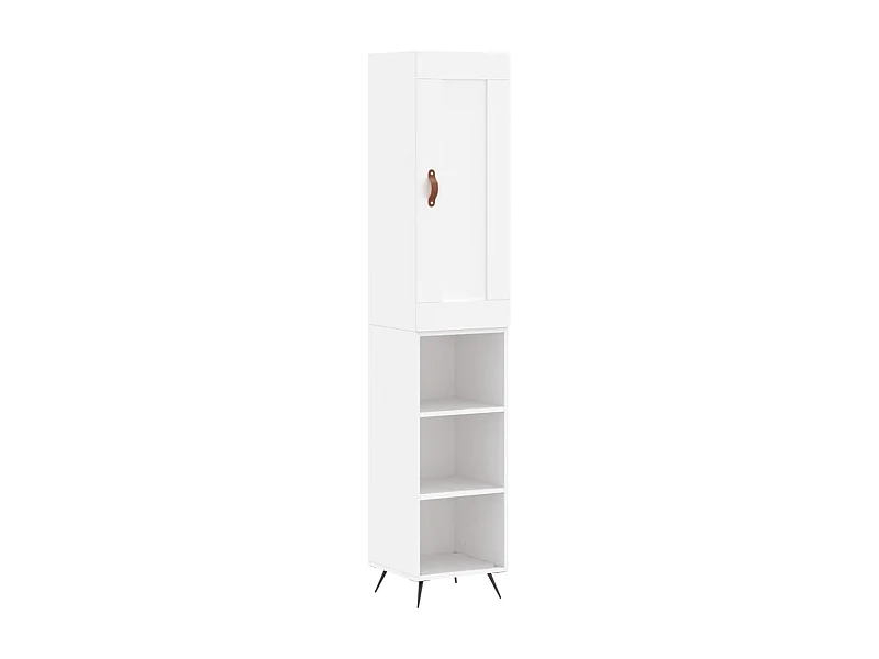bahut commode armoire bois blanche 34.5 x 34 x 180 cm 02_0032304