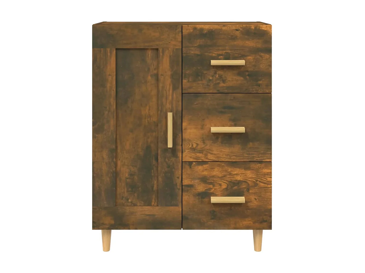 Credenza buffet cassettiera mobile contenitore organizer cucina soggiorno soggiorno 69,5 x 34 x 90 cm derivati ​​del legno marrone 02_0031024