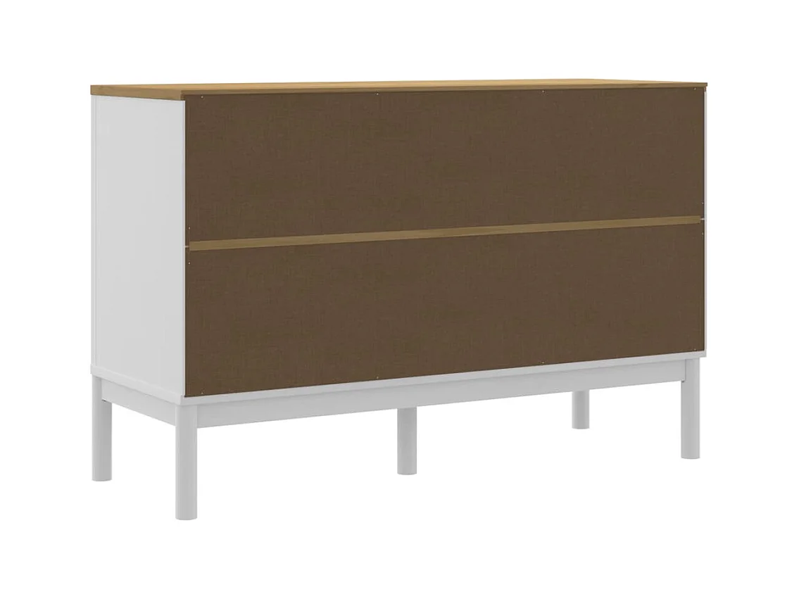 bahut commode armoire bois blanche 114 x 43 x 74 cm 02_0031756