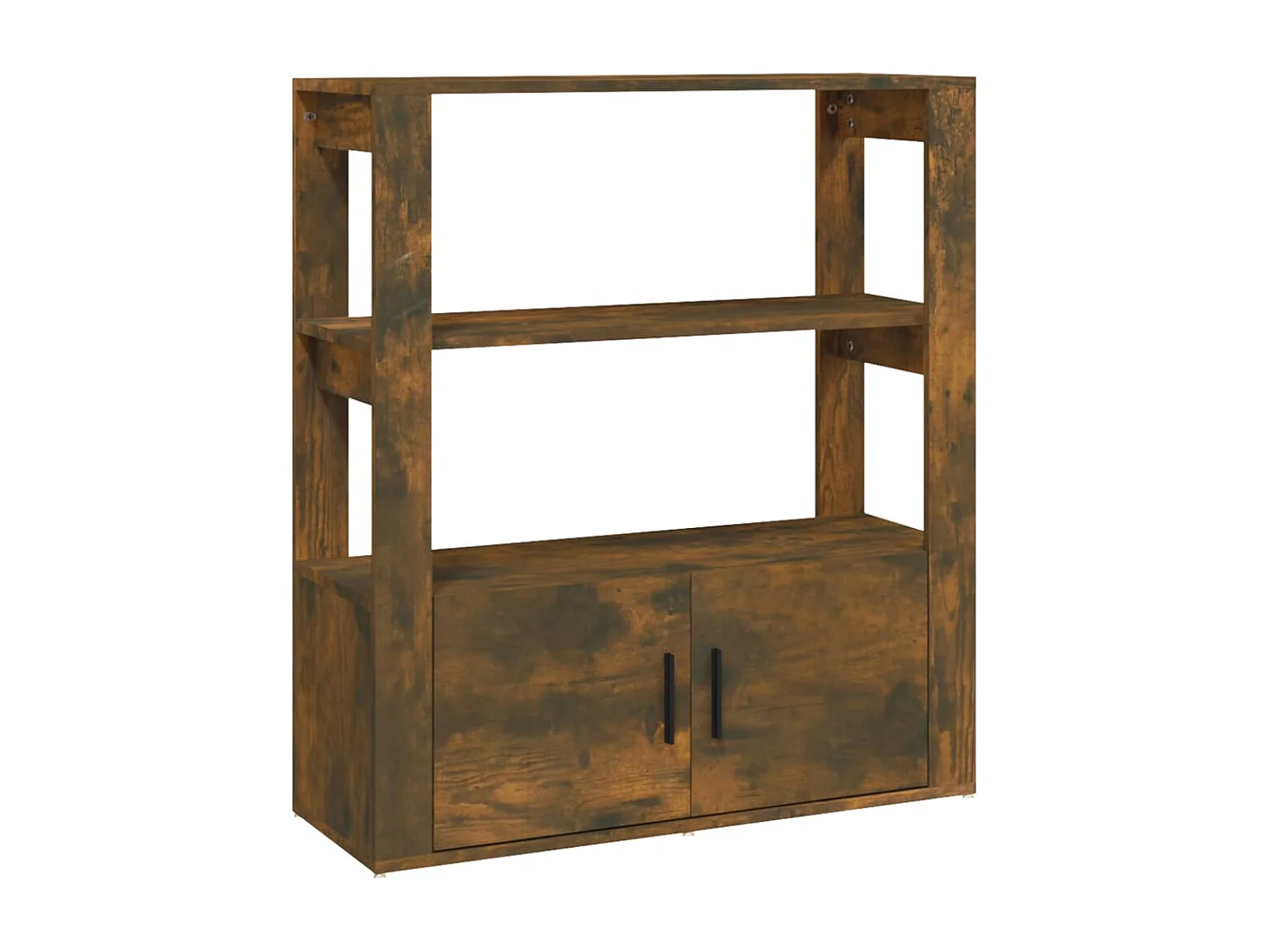 Credenza cassettiera cassettiera mobile contenitore organizer cucina soggiorno soggiorno 80 x 30 x 90 cm derivati ​​del legno marrone 02_0031107