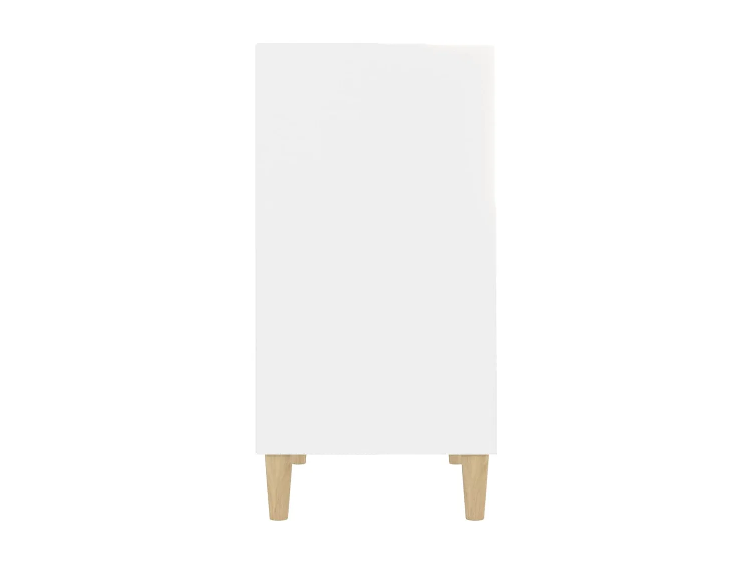 Aparador buffet cómoda armario unidad de almacenamiento organizador cocina salón salón 57 x 35 x 70 cm madera contrachapada blanca 02_0030322