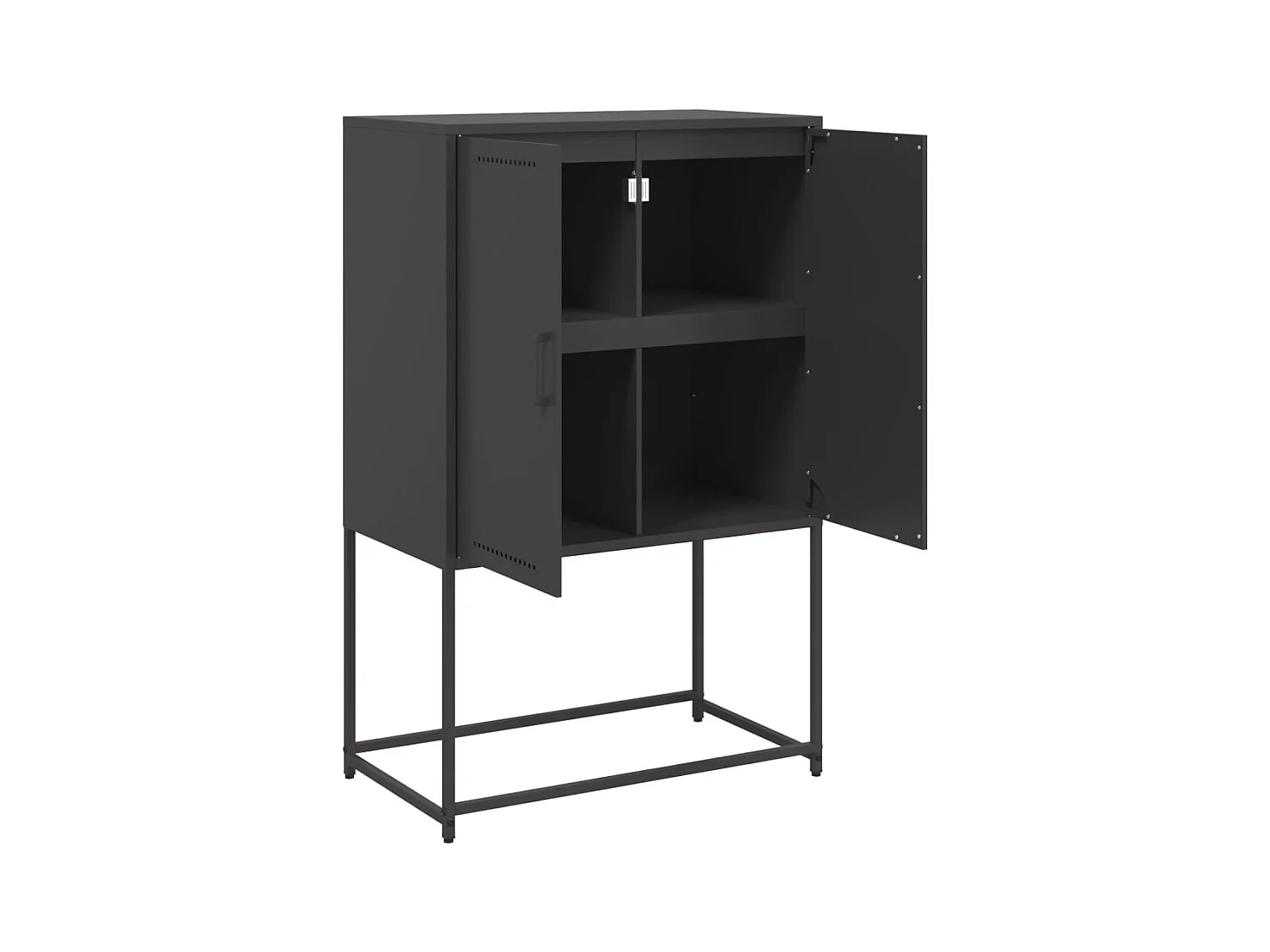 bahut commode armoire noire 68.5 x 38.5 x 107 cm 02_0034957