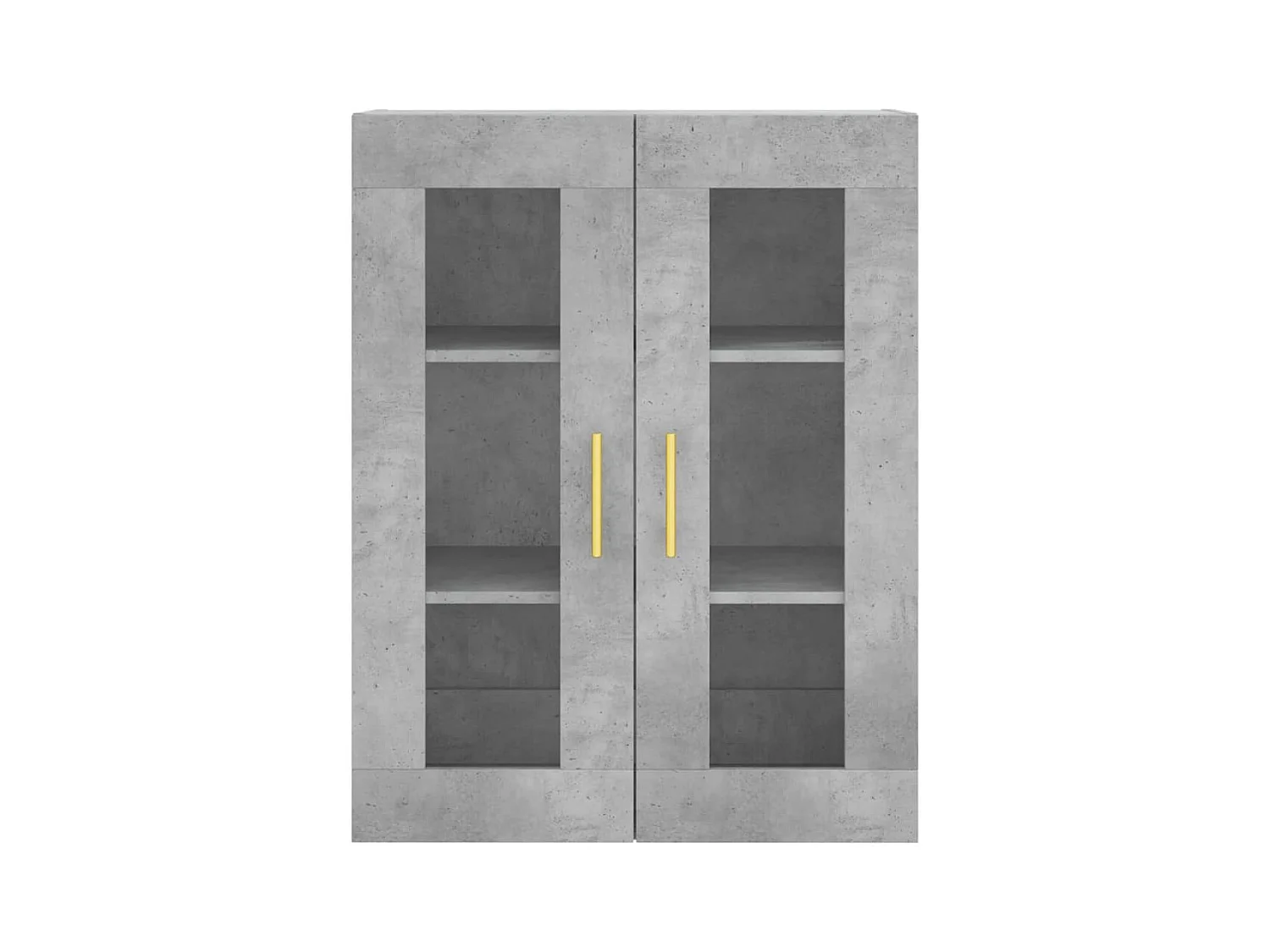 Aparador buffet cómoda armario mueble organizador cocina salón salón alto 69,5 x 34 x 180 cm madera contrachapada gris 02_0034627