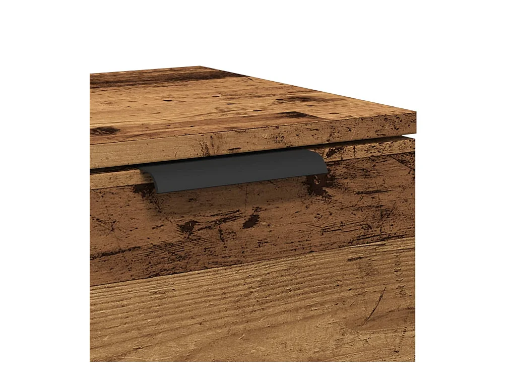 Credenza cassettiera mobile contenitore organizer cucina soggiorno salotto legno vecchio 60 x 30 x 70 cm legno ingegnerizzato marrone 02_0036605