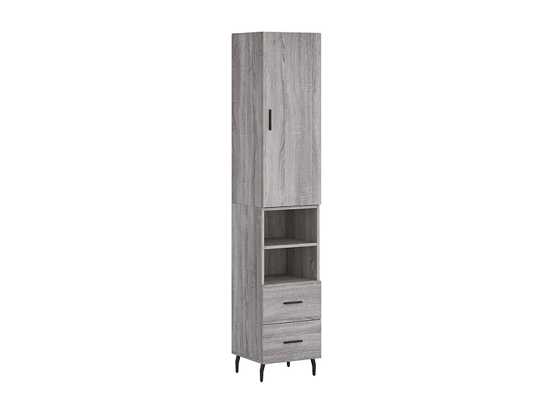 bahut commode armoire bois marron 34.5 x 34 x 180 cm 02_0035288