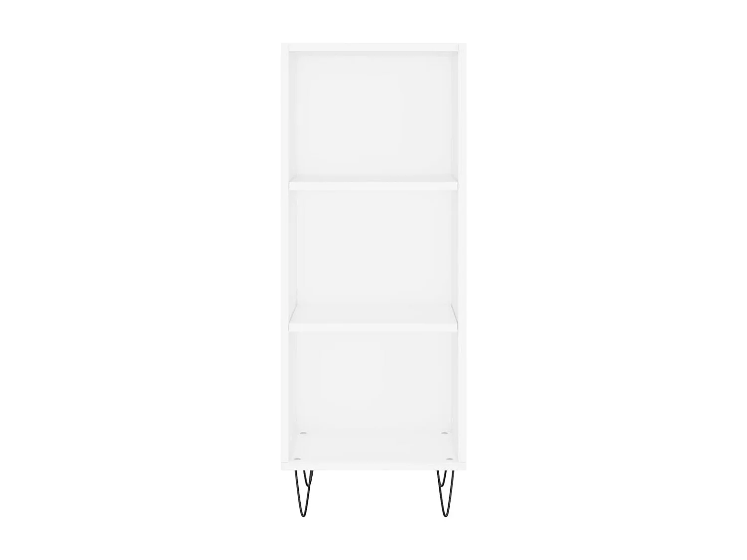 Aparador cómoda cómoda armario mueble organizador cocina salón salón 34,5 x 32,5 x 90 cm madera contrachapada blanco 02_0030237