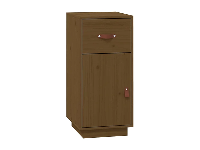 Aparador cômoda armário armário organizador cozinha sala sala 34 x 40 x 75 cm madeira maciça de pinho marrom 02_0035744