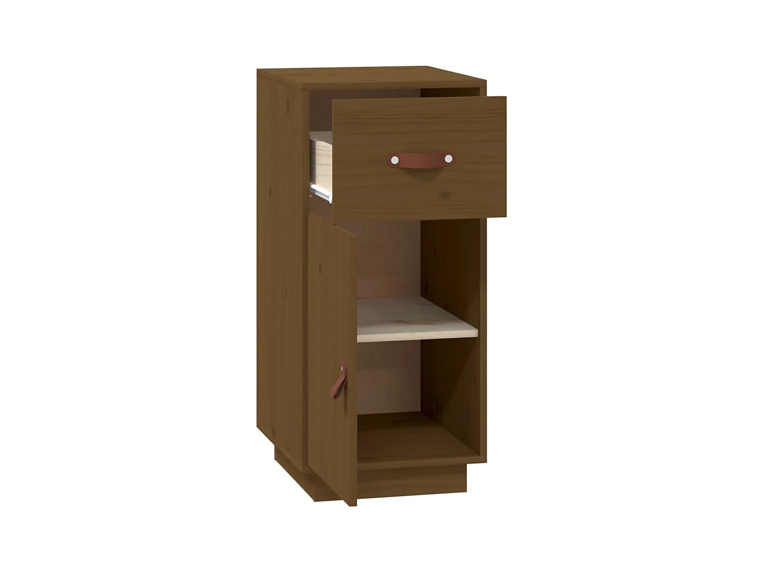 bahut commode armoire bois marron 34 x 40 x 75 cm 02_0035744