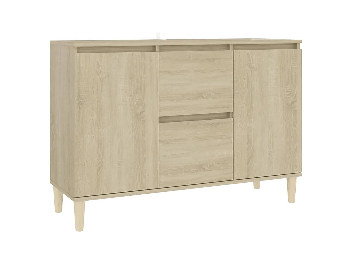 Credenza buffet cassettiera mobile contenitore organizer cucina soggiorno soggiorno Sonoma 101 x 35 x 70 cm derivati ​​del legno marrone 02_0031476