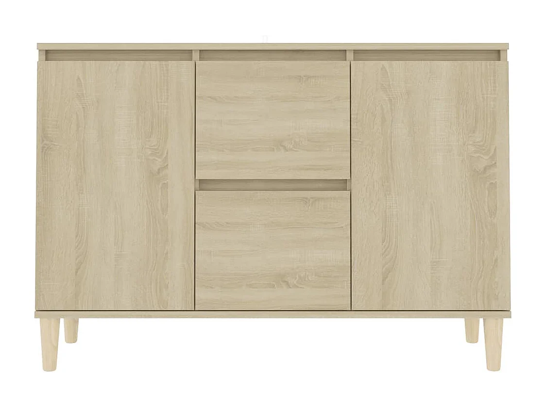 Credenza buffet cassettiera mobile contenitore organizer cucina soggiorno soggiorno Sonoma 101 x 35 x 70 cm derivati ​​del legno marrone 02_0031476