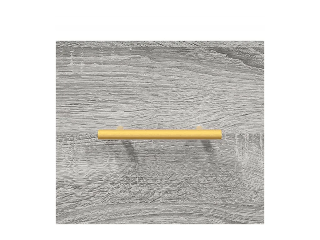 Aparador buffet cómoda armario unidad de almacenamiento organizador cocina salón salón Sonoma 34,5 x 34 x 90 cm madera contrachapada gris 02_0036321