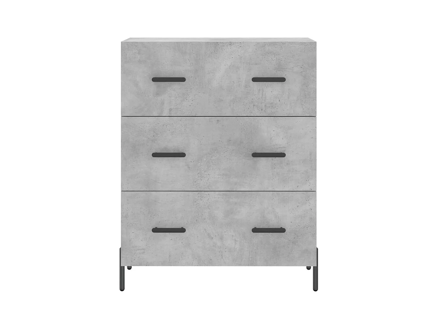 Aparador buffet cómoda mueble mueble de almacenamiento organizador cocina salón salón alto 69,5 x 34 x 180 cm madera contrachapada gris 02_0034618