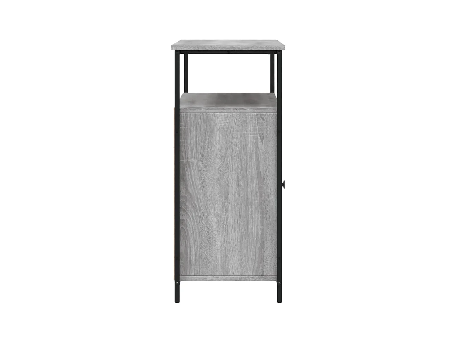 Credenza cassettiera cassettiera mobile contenitore organizer cucina soggiorno soggiorno Sonoma 100 x 35 x 80 cm derivati ​​del legno grigio 02_0036252