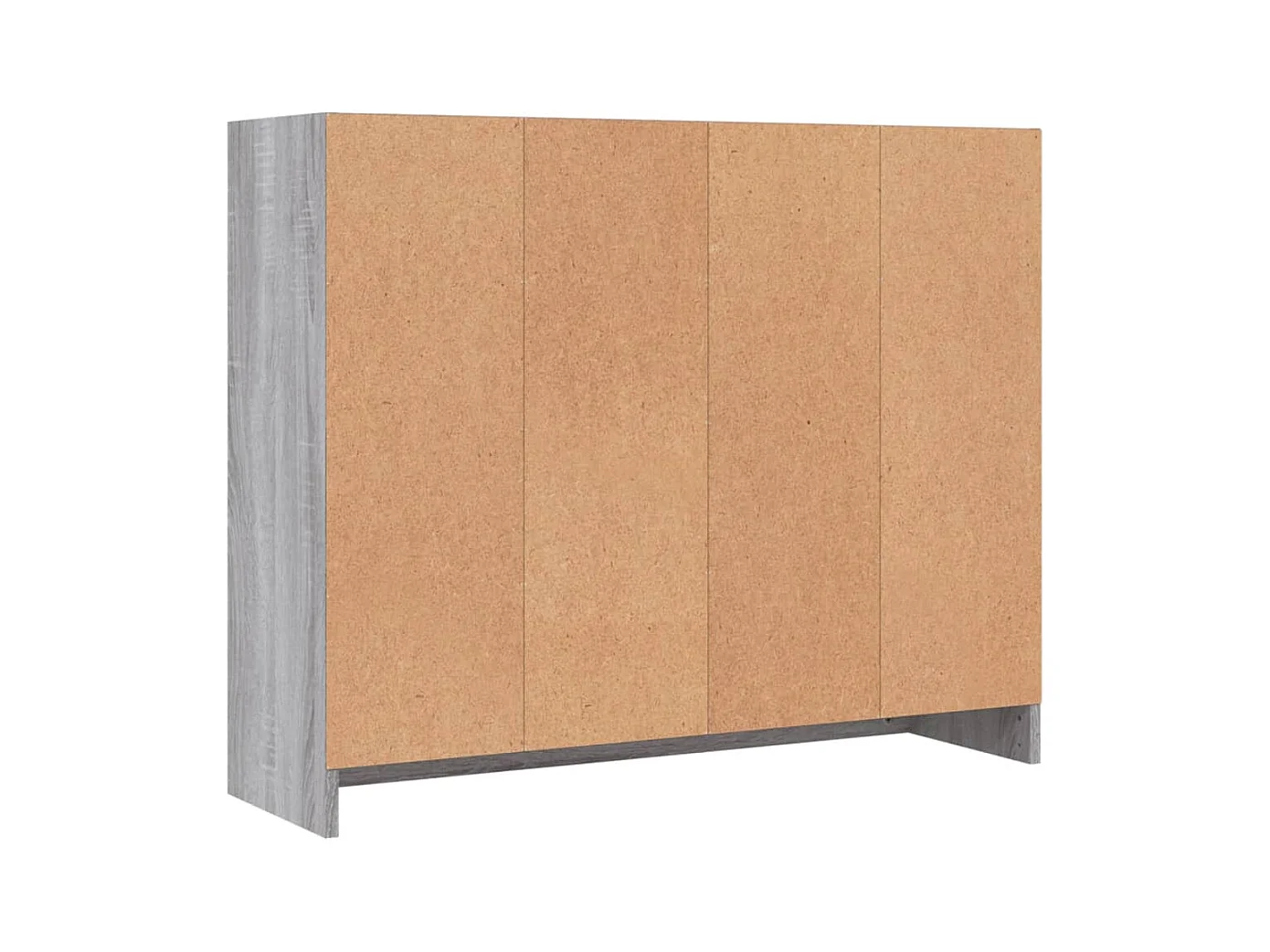 Aparador buffet cómoda armario unidad de almacenamiento organizador cocina salón salonsonoma 91 x 28 x 75 cm madera contrachapada gris 02_0036555