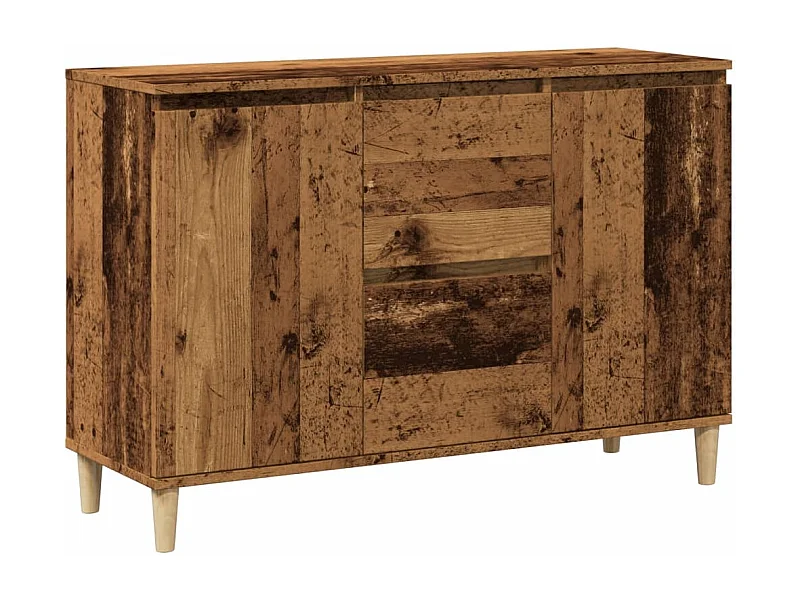 Credenza buffet cassettiera mobile contenitore organizer cucina soggiorno soggiorno legno vecchio 102 x 35 x 70 cm derivati ​​del legno marrone 02_0036597