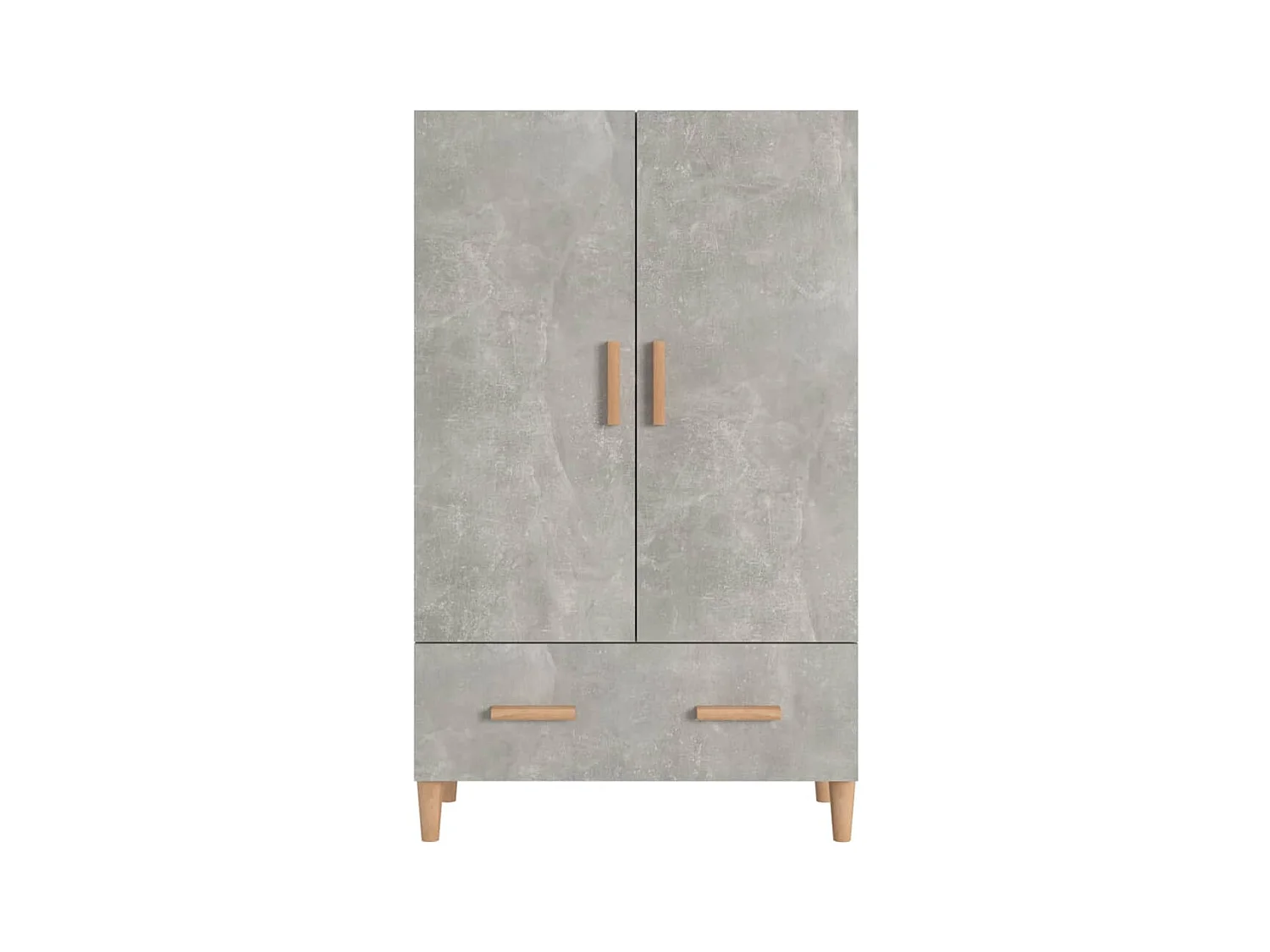 Aparador cômoda armário armário organizador cozinha sala sala alto 70 x 31 x 115 cm madeira trabalhada cinza 02_0034711