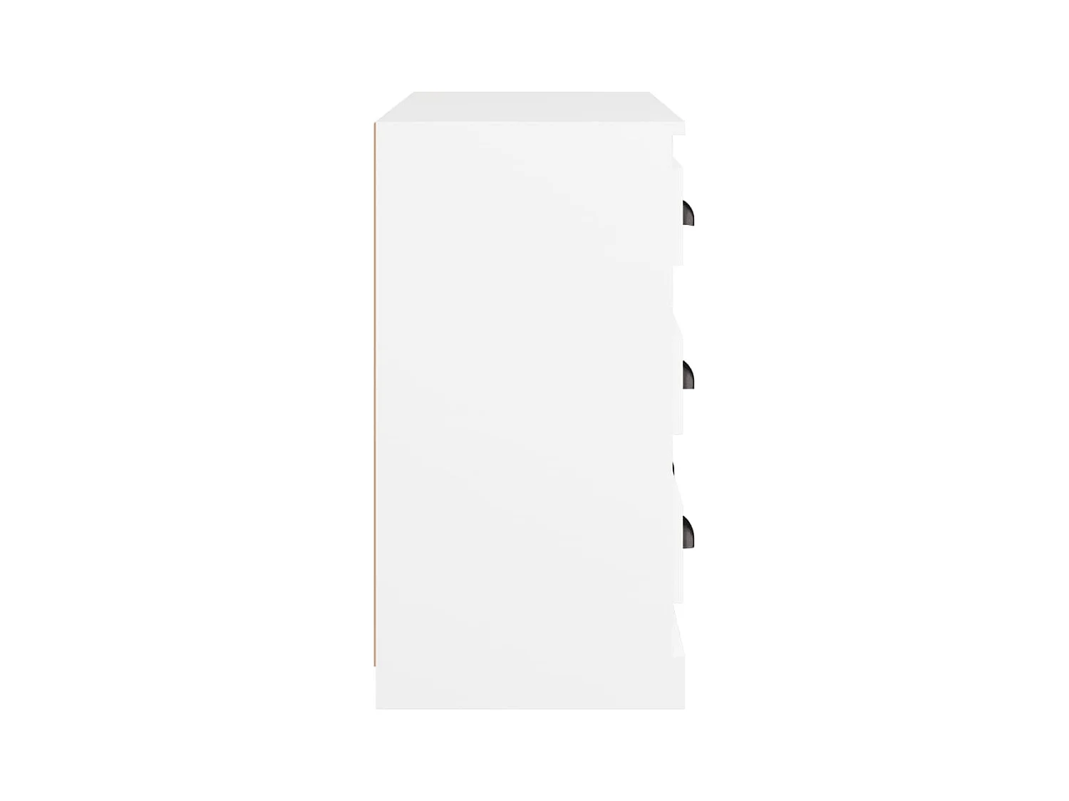 Credenza cassettiera cassettiera mobile contenitore organizer cucina soggiorno soggiorno 70 x 35,5 x 67,5 cm derivati ​​del legno bianco 02_0030488