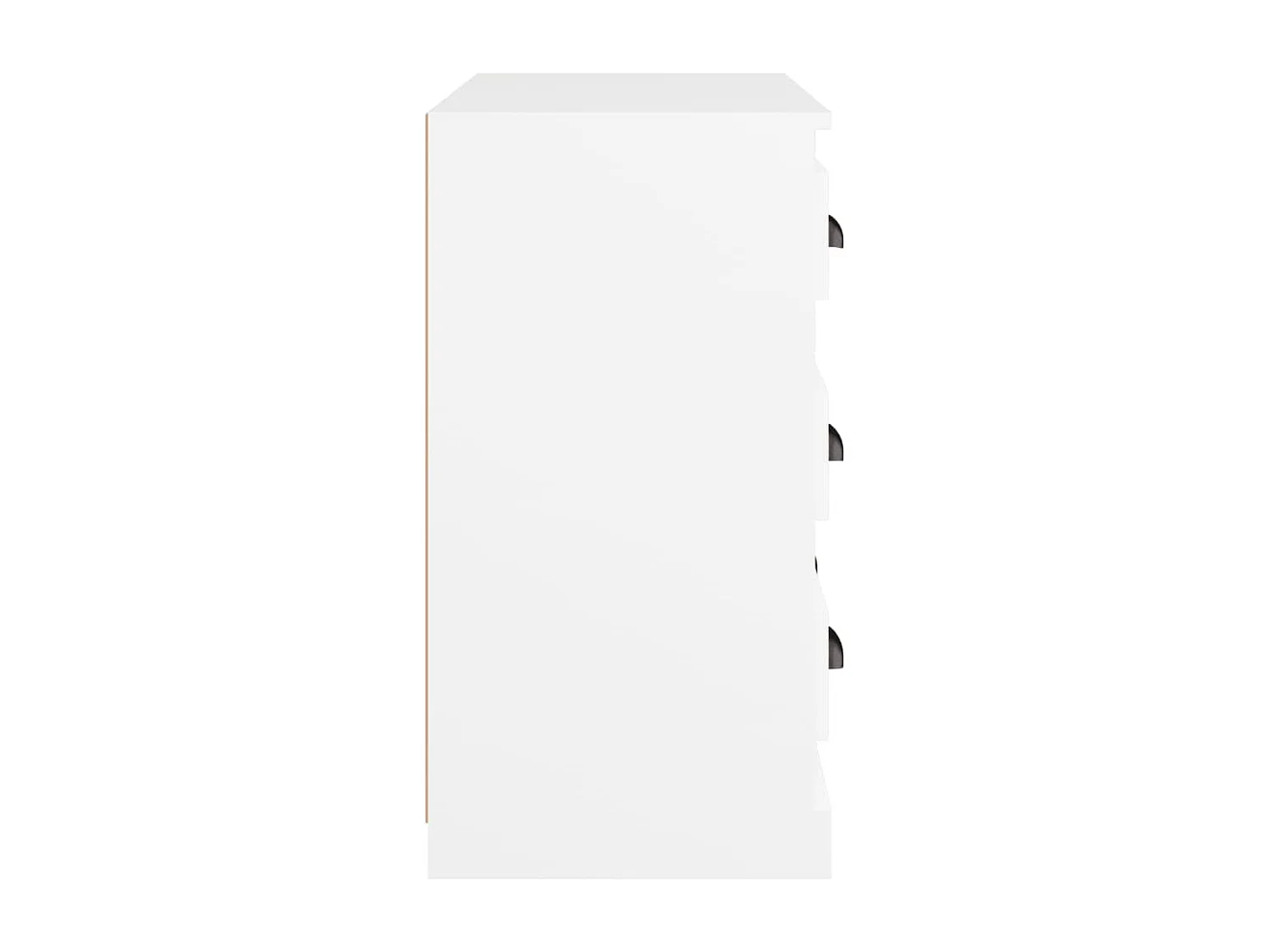 Credenza cassettiera cassettiera mobile contenitore organizer cucina soggiorno soggiorno 70 x 35,5 x 67,5 cm derivati ​​del legno bianco 02_0030488