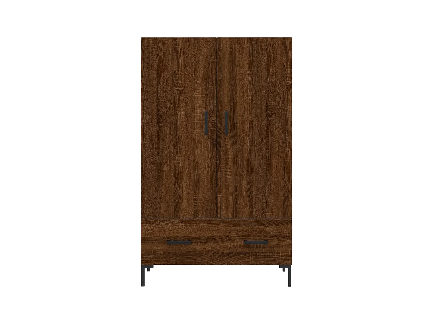 Credenza cassettiera cassettiera mobile contenitore organizer cucina soggiorno soggiorno alto 69,5 x 31 x 115 cm derivati ​​del legno marrone 02_0033760