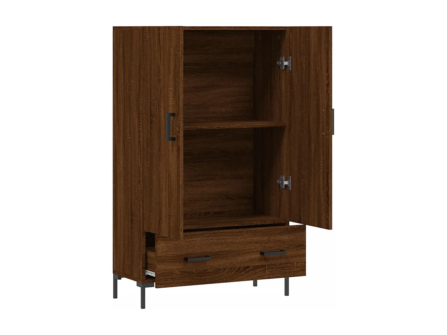 bahut commode armoire bois marron 69.5 x 31 x 115 cm 02_0033760