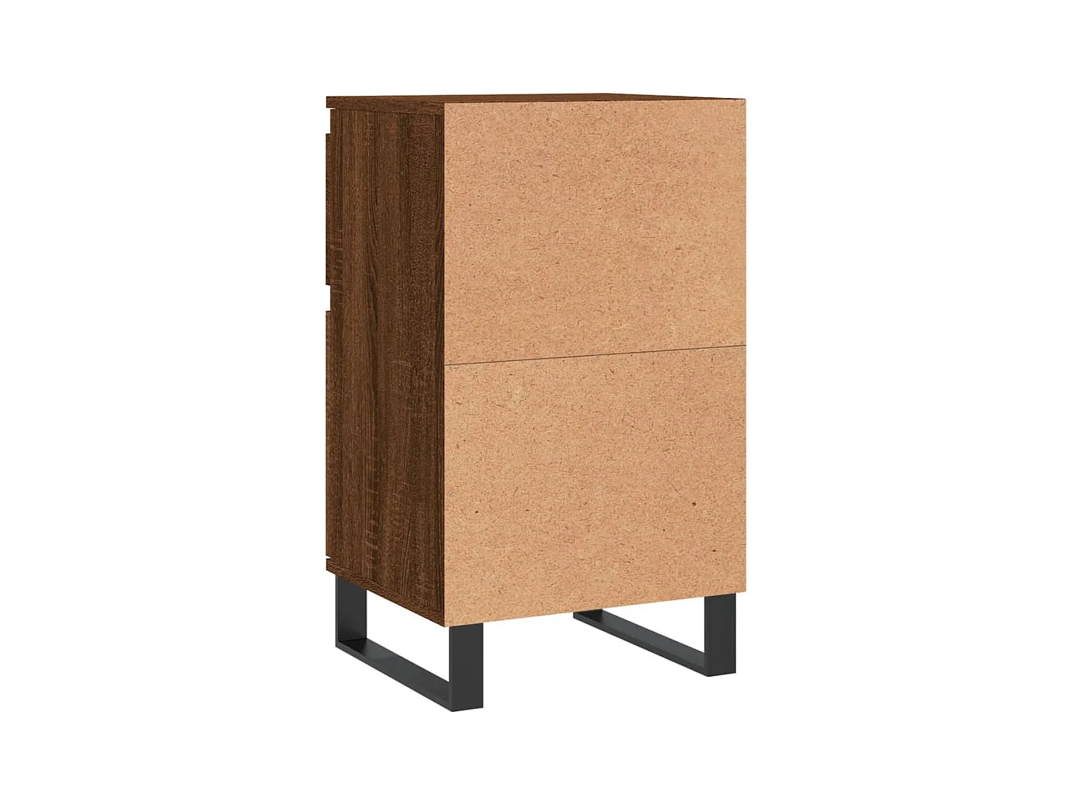 Credenza buffet cassettiera mobile contenitore organizer cucina soggiorno soggiorni set da 2 40 x 35 x 70 cm derivati ​​del legno marrone 02_0036768