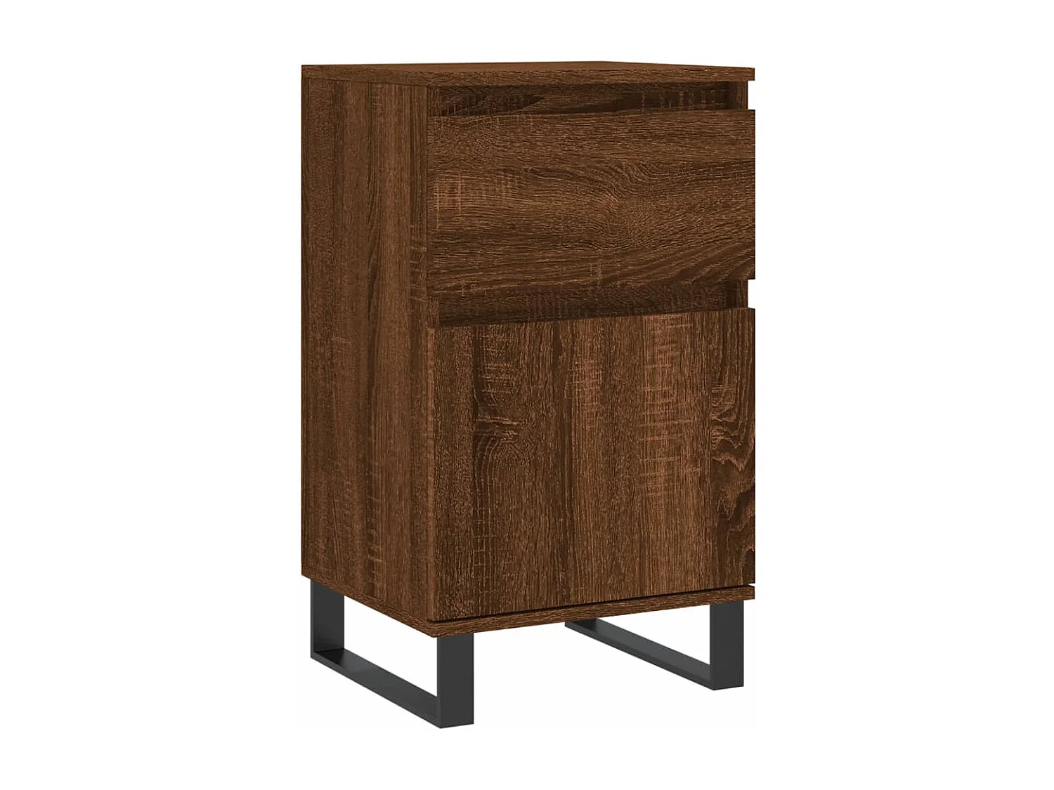 Credenza buffet cassettiera mobile contenitore organizer cucina soggiorno soggiorni set da 2 40 x 35 x 70 cm derivati ​​del legno marrone 02_0036768