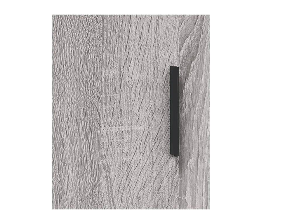 Aparador cômoda armário unidade de armazenamento organizador cozinha sala sala alta Sonoma 34,5 x 34 x 180 cm madeira trabalhada cinza 02_0035202