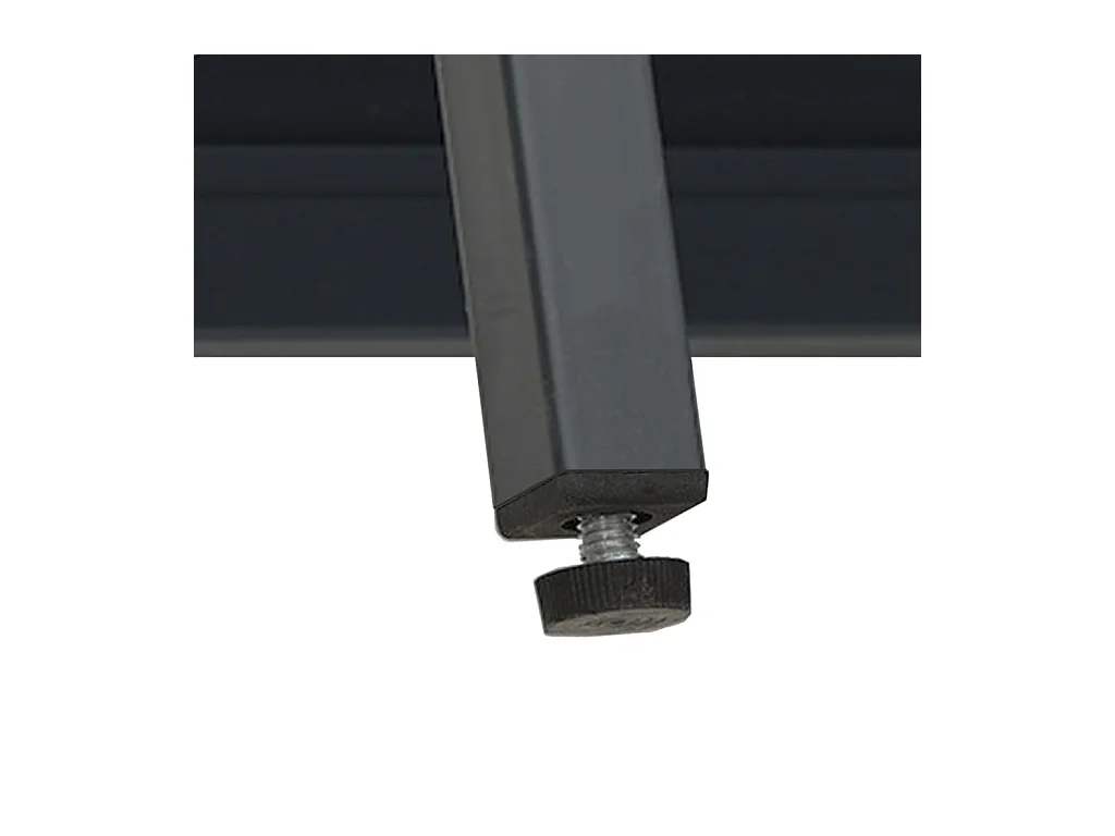 Aparador cômoda armário organizador de unidade cozinha sala sala 105 x 35 x 70 cm aço e vidro antracite 02_0029690