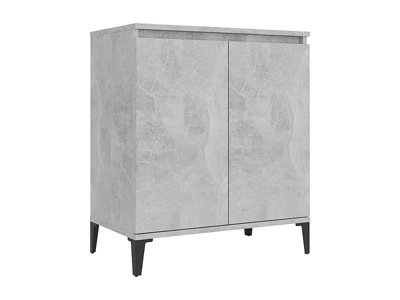 Aparador buffet cómoda armario mueble organizador cocina salón salón 60 x 35 x 70 cm madera contrachapada gris 02_0031972