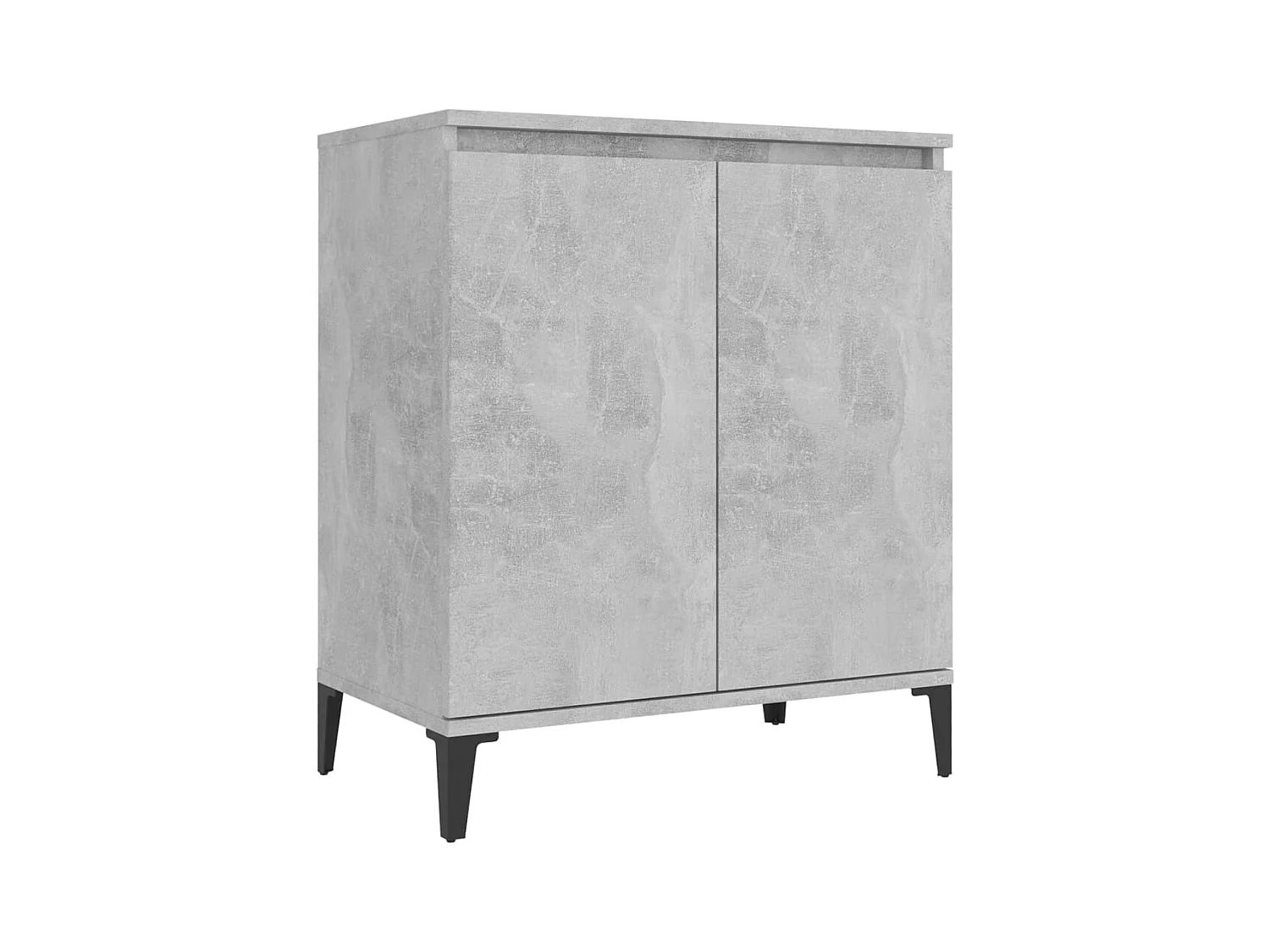 Credenza buffet cassettiera mobile contenitore organizer cucina soggiorno soggiorno 60 x 35 x 70 cm derivati ​​del legno grigio 02_0031972